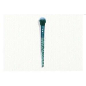 SLMISSGLAM P40 Green Glitter Rhinestone Round Blusher Make-up Brush NEW